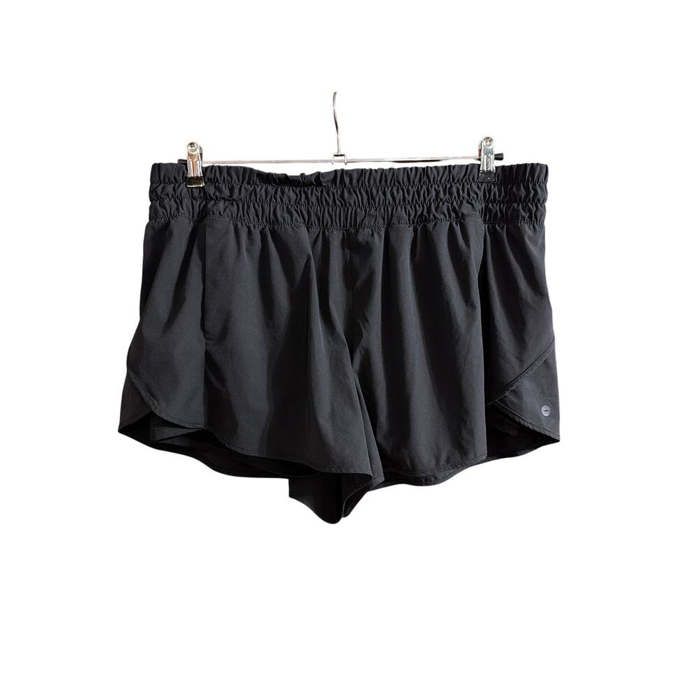 Avia Women's Plus Size Black Active Shorts Bike Liner Size 3X XXXL 22